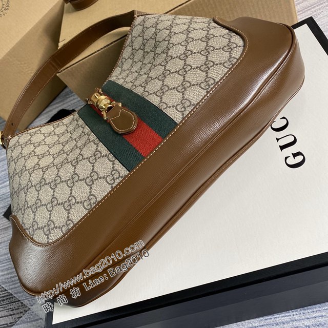 Gucci新款原廠皮女包 古馳vintage腋下包 Gucci2020經典百搭款女包 636710  ydg3088